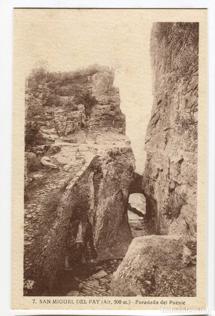 Postcards: a03059 sant Miquel del Fai foradada del puente roisin n&ordm;7