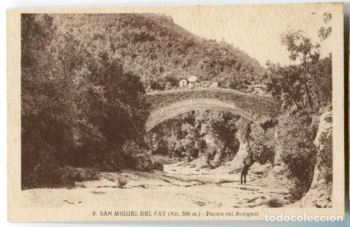 Postais: a03056 sant Miquel del Fai puente del rosignol roisin n&ordm;9