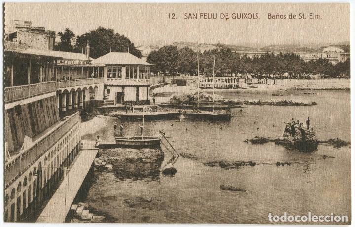 Postales: a02943 Feliu de Guixols ba&ntilde;os de sant elm Fergui n&ordm;12