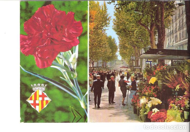 Postales: Barcelona. Rambla de las Flores. - Foto 1
