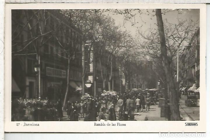 Postales: BARCELONA RAMBLAS SIN ESCRIBIR - Foto 1
