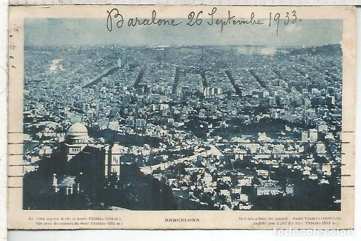 Postales: BARCELONA  ESCRITA 1933 - Foto 1