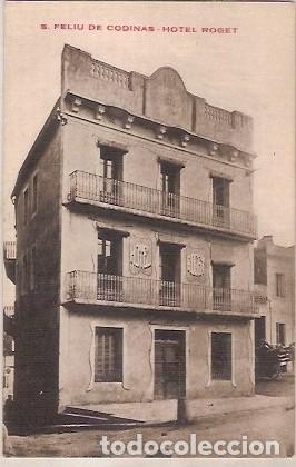 Postais: ANTIGUA POSTAL S FELIU DE CODINAS HOTEL ROGET a
