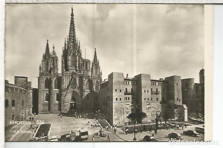 Postales: BARCELONA CATEDRAL ESCRITA - Foto 1