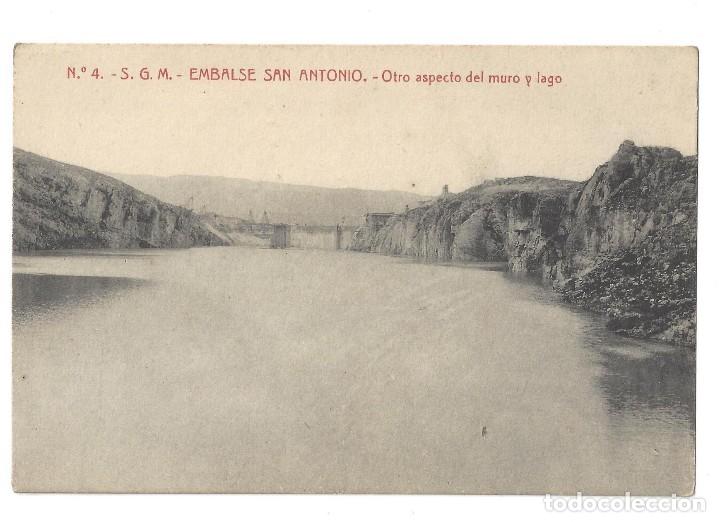 Postales: S. G. M.- N&ordm; 4, EMBALSE SAN ANTONIO- OTRO ASPECTO DEL MURO, F. THOMAS. TALARN, L&Eacute;RIDA- SIN CIRCULAR