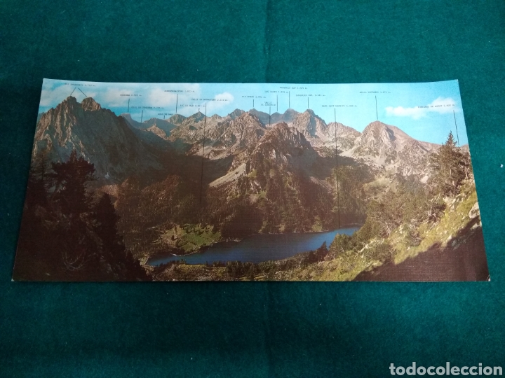 Postales: PIRINEO CATALAN .- ESPOT PARQUE NACIONAL DE SANT MAURICI .- PANORAMICA MEDIDAS 31 X15 EDI. SICILIA