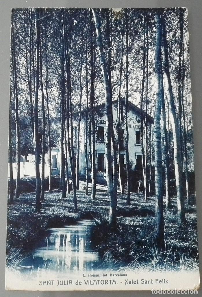 Postales: POSTAL DE SANT JULI&Agrave; DE VILATORTA - XALET SANT F&Egrave;LIX. FOT. L ROISIN. EDICI&Oacute; JOSEP CARRERA