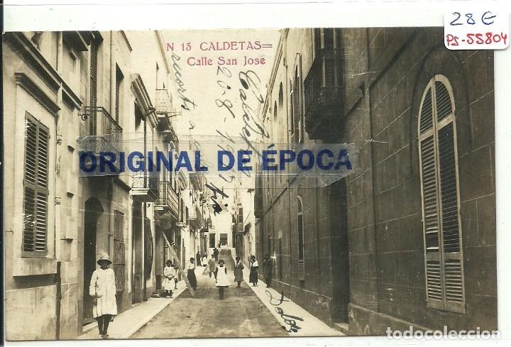 Postkarten: (PS-55804)POSTAL FOTOGRAFICA DE CALDETAS-CALLE SAN JOSE