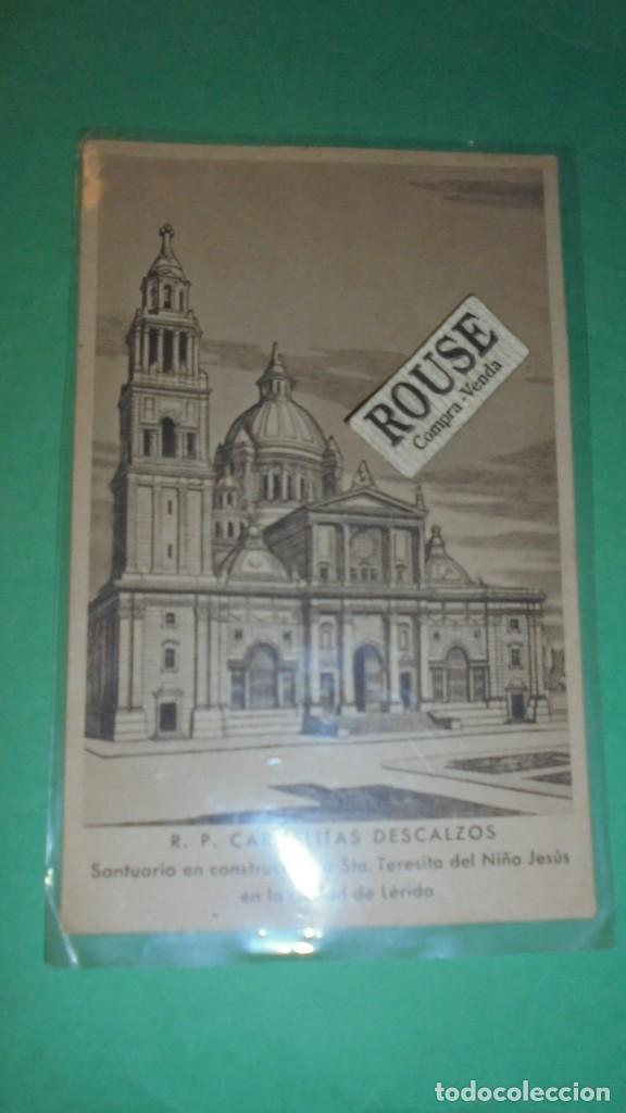 Postkarten: LERIDA - R.P. CARMELITAS DESCALZOS , SANTUARIO EN CONSTRUCCION A ST. TERESITA DEL NI&Ntilde;O JESUS