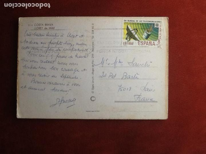 Postales: LLORET DE MAR. CIRCULADA. ENVIO INCLUIDO. - Foto 2