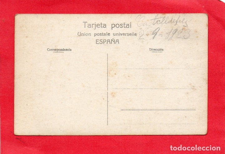 Postales: castelldefels 1923 - Foto 2