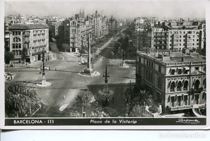 Postales: BARCELONA-PLAZA DE LA VICTORIA-PALAU ROBERT---ZERKOWITZ