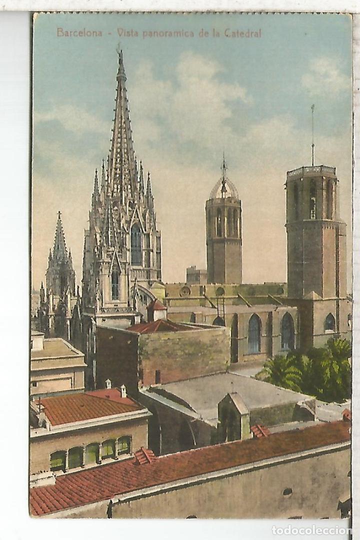 Postales: BARCELONA CATEDRAL ESCRITA - Foto 1
