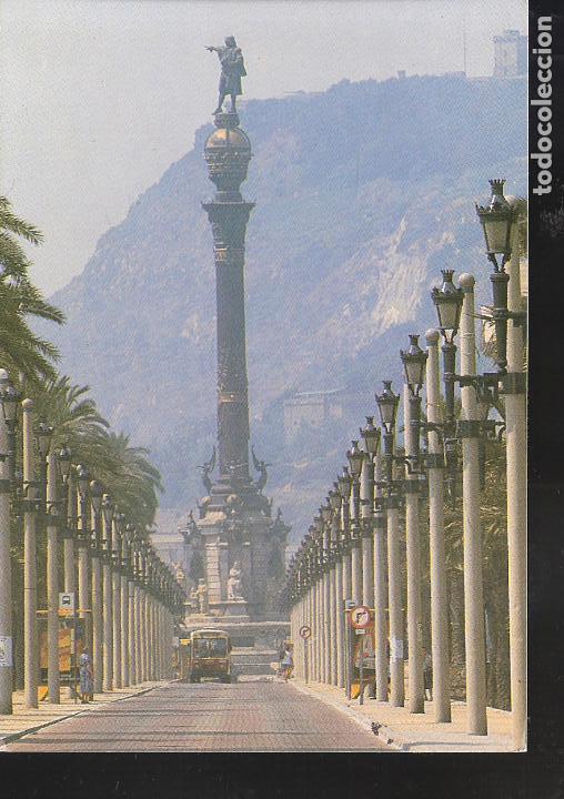 Postales: Paseo de Col&oacute;n. Barcelona. - Foto 1