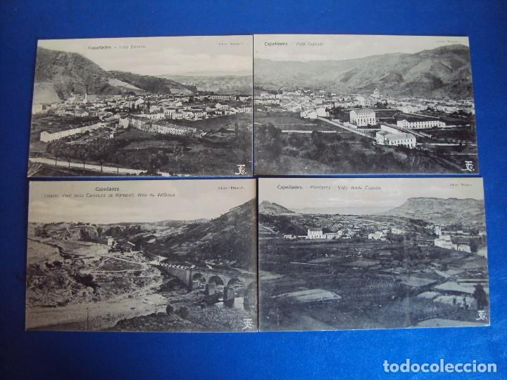 Postales: (PS-56060)LOTE DE 4 POSTALES DE CAPELLADES-VISTA GENERAL