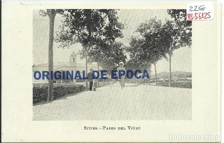 Postkarten: (PS-56125)POSTAL DE SITJES-SITGES-PASEO DEL VI&Ntilde;ET