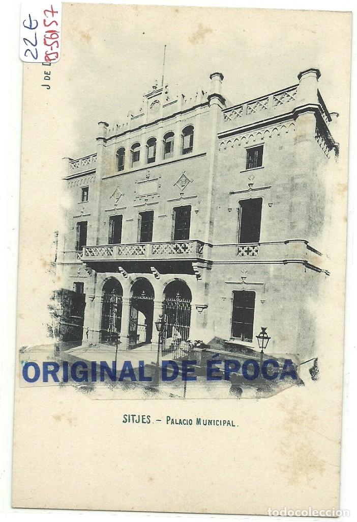 Postkarten: (PS-56157)POSTAL DE SITJES-SITGES-PALACIO MUNICIPAL.J DE D.SERIE A