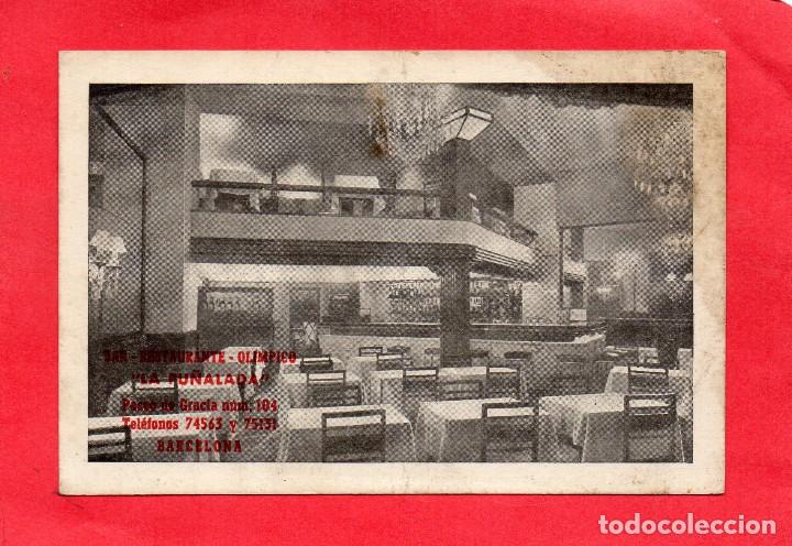 Postales: barcelona. restaurant la pu&ntilde;alada - Foto 1