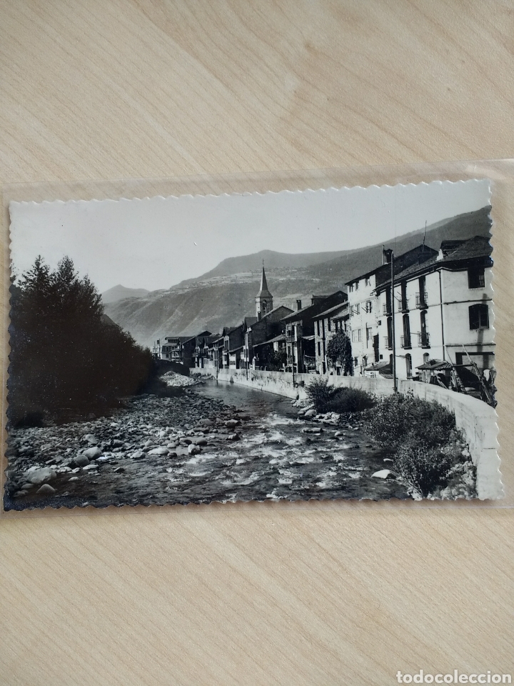 Postales: Postal Esterri d'&Agrave;neu. Vista parcial i Noguera Pallaresa. Ed. Sicilia. No circulada.