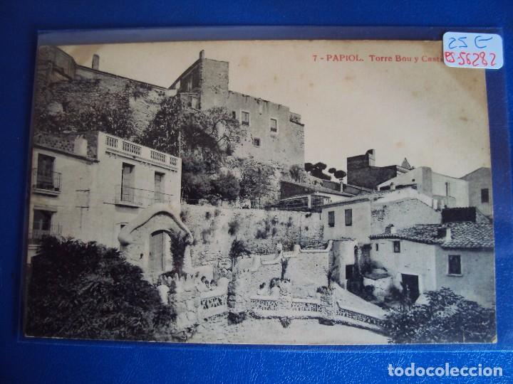 Postkarten: (PS-56282)POSTAL DE PAPIOL-TORRE BOU Y CASTILLO.SERIE OLIVE