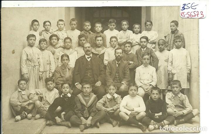 Postkarten: (PS-56573)POSTAL FOTOGRAFICA DE LA CANONJA-ALUMNOS Y PROFESOR D.LUIS PIQUER JOVE