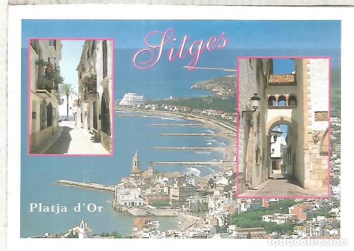 Postales: SITGES BARCELONA ESCRITA - Foto 1