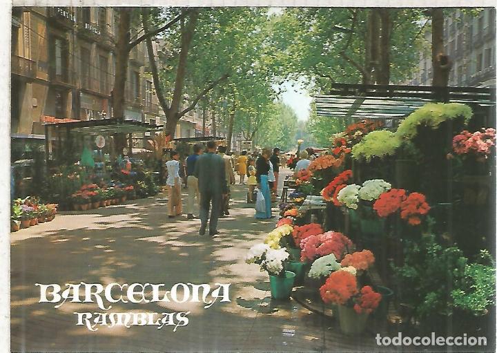 Postales: BARCELONA RAMBLAS ESCRITA - Foto 1