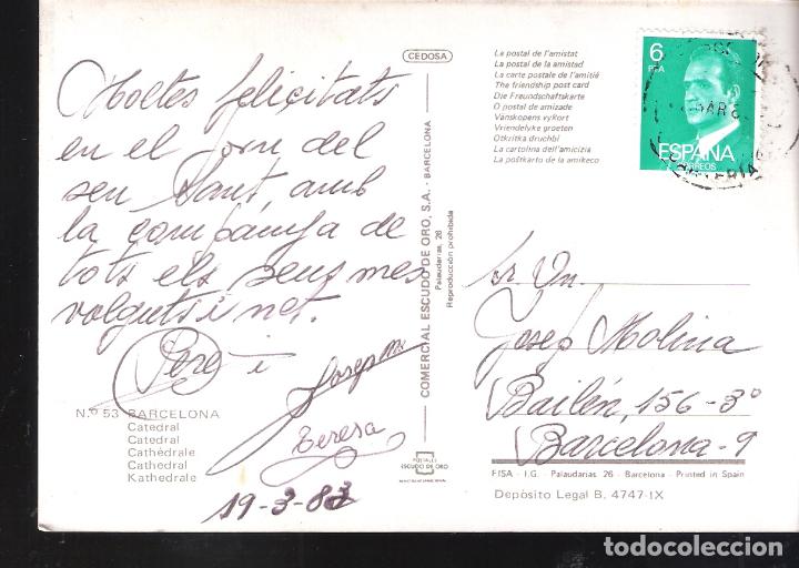 Postales: Catedral. Barcelona. - Foto 2