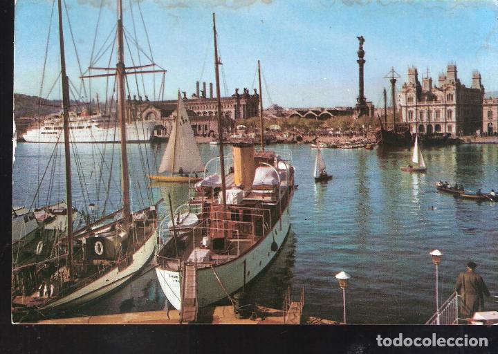 Postales: El puerto. Barcelona. - Foto 1