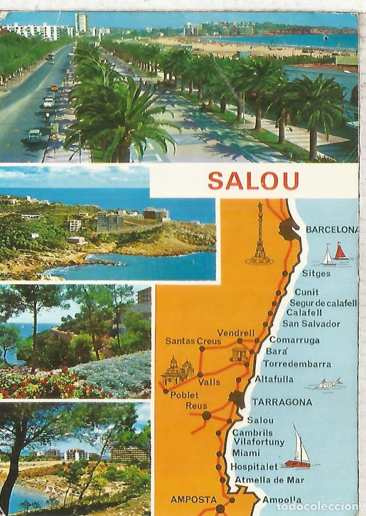 Postales: SALOU TARRAGONA ESCRITA - Foto 1