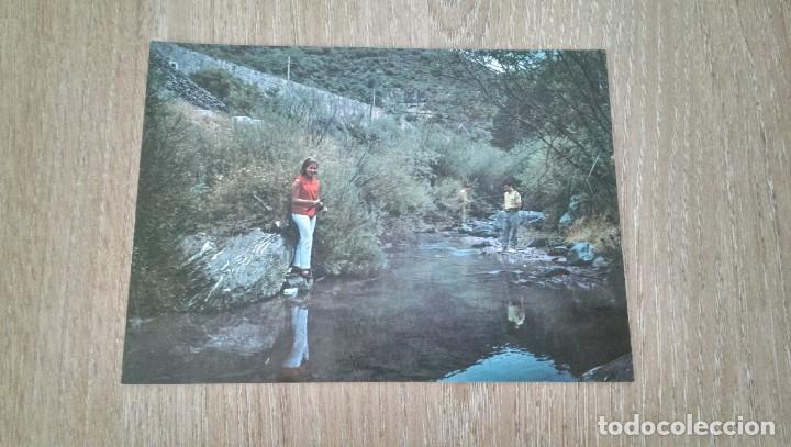 Postales: POSTAL FAMILIA PESCANDO EN ALP PIRINEOS ORIENTALES. MANUSCRITA