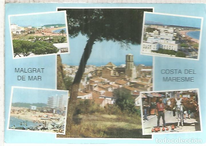 Postales: MALGRAT DE MAR BARCELONA ESCRITA - Foto 1