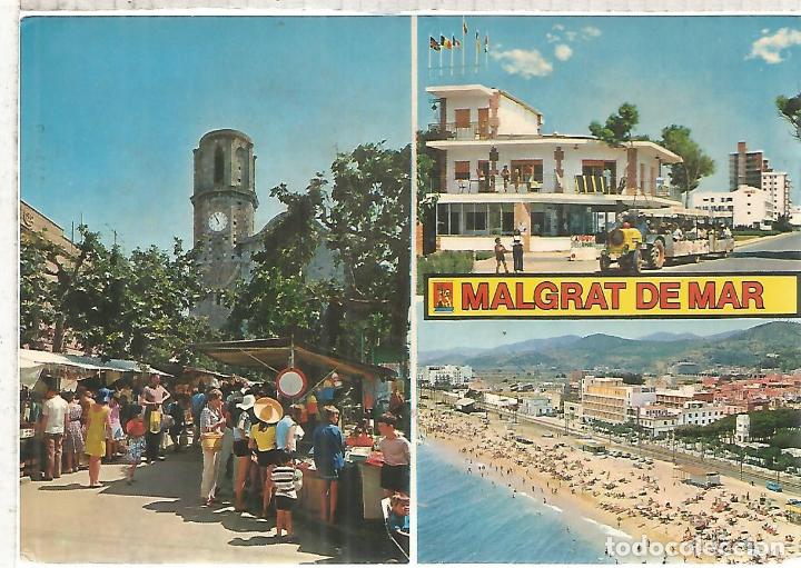 Postales: MALGRAT DE MAR BARCELONA ESCRITA - Foto 1