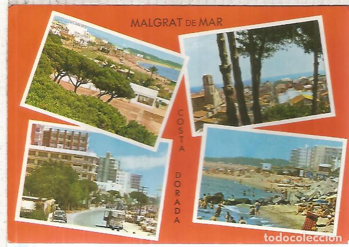 Postales: MALGRAT DE MAR BARCELONA ESCRITA - Foto 1