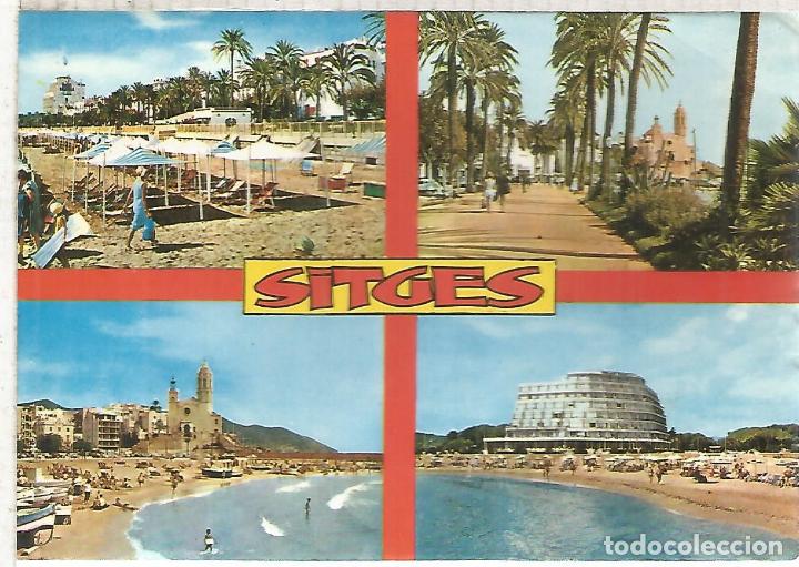 Postales: SITGES BARCELONA ESCRITA - Foto 1