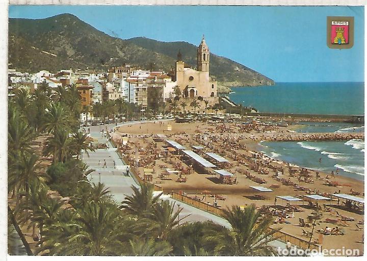 Postales: SITGES BARCELONA ESCRITA - Foto 1