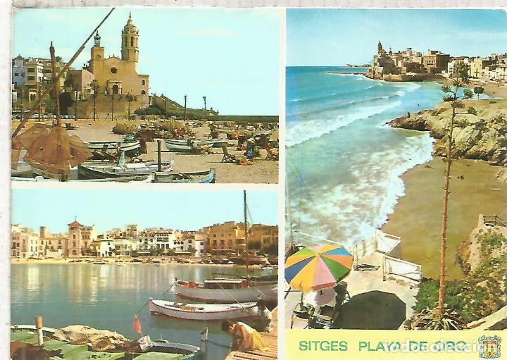 Postales: SITGES BARCELONA ESCRITA - Foto 1