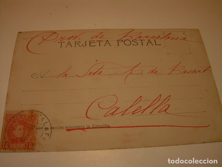 Postales: ANTIGUA POSTAL...BARCELONA. - Foto 3