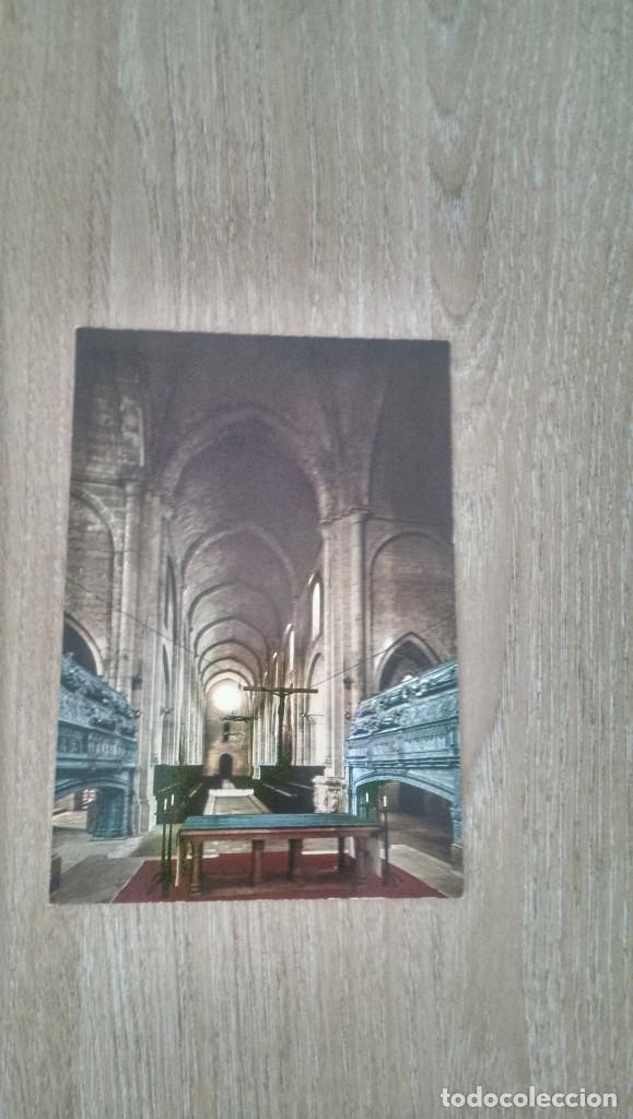 Postales: POSTAL &laquo;REAL MONASTERIO DE POBLET. NAVE CENTRAL IGLESIA&raquo;. SIN ESCRIBIR.