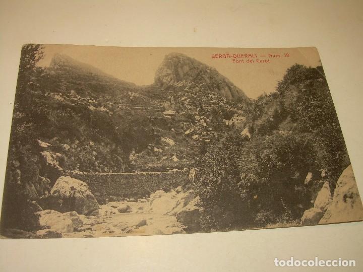 Postales: ANTIGUA POSTAL....BERGA. - Foto 1