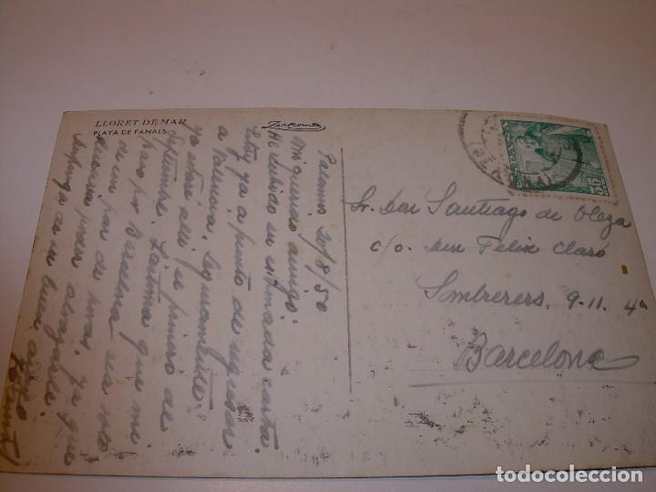 Postales: ANTIGUA POSTAL.....LLORET DE MAR. - Foto 2