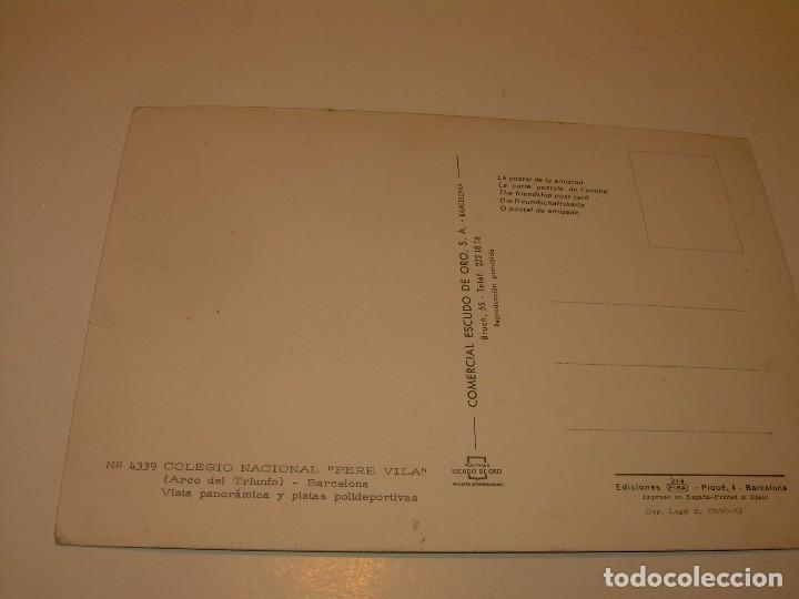 Postales: ANTIGUA POSTAL...BARCELONA. - Foto 2
