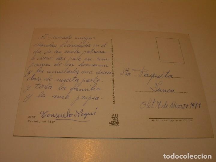 Postales: ANTIGUA POSTAL...OLOT. - Foto 2