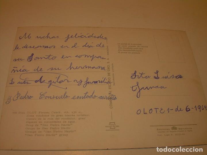Postales: ANTIGUA POSTAL...OLOT. - Foto 2