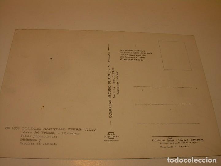 Postales: ANTIGUA POSTAL...BARCELONA. - Foto 2