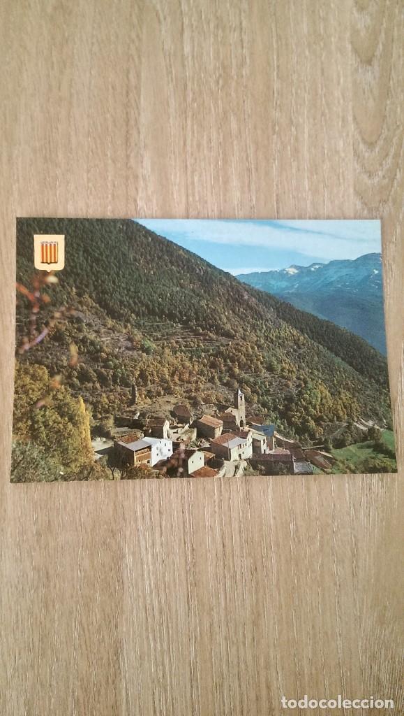 Postales: POSTAL &laquo;VISTA GENERAL DE CASTELLNOU DE CALCORZE&raquo;. MANUSCRITA