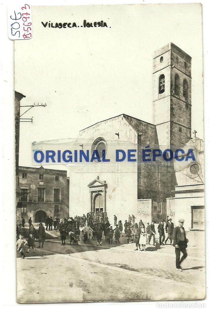 Postcards: (PS-56973)POSTAL FOTOGRAFICA DE VILASECA-IGLESIA