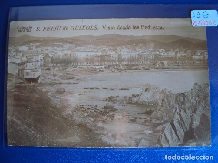 Postales: (PS-57002)POSTAL FOTOGRAFICA DE S.FELIU DE GUIXOLS-VISTA DESDE LES PEDRERAS.ARCHIVO BARONES OLLER