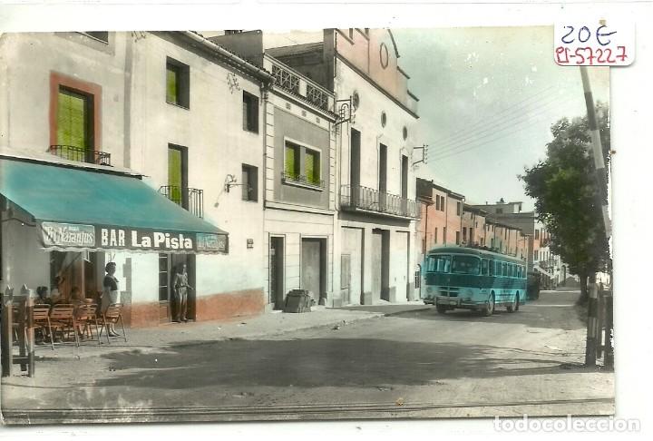Postales: (PS-57227)POSTAL DE VALLBONA-CALLE DEL GENERALISIMO FRANCO.BAR LA PISTA