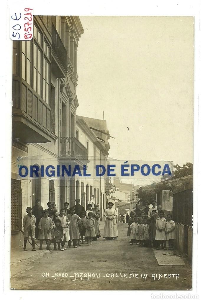 Postcards: (PS-57219)POSTAL FOTOGRAFICA DE MASNOU-CALLE DE GINESTA
